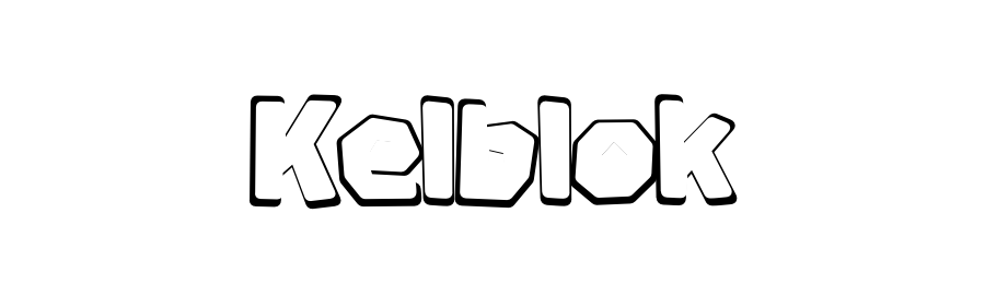 Naive outline: Kelblok, per-glyph centering